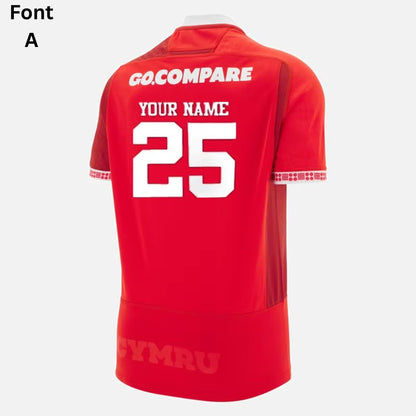 Wales Rugby 2025/26 Home Jersey
