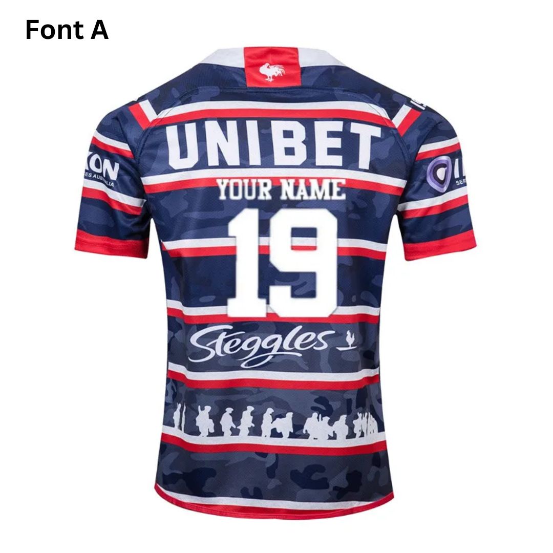 Sydney Roosters 2019 ANZAC Jersey