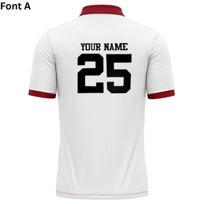 British & Irish Lions 2025 White Training Polo Shirt