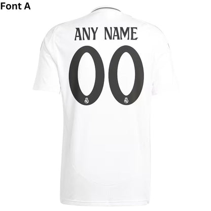 Real Madrid 2024/25 Kids Home Jersey Shirt (Add Your Own Name & Number)