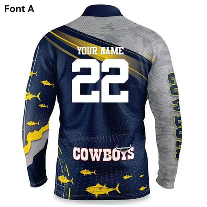 North Queensland Cowboys Long Sleeve Fishing Shirt