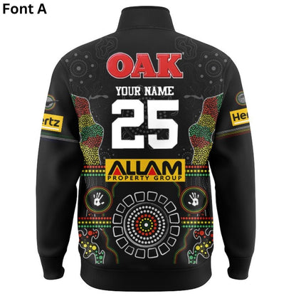 Penrith Panthers 2025 Indigenous Jacket with Zipper