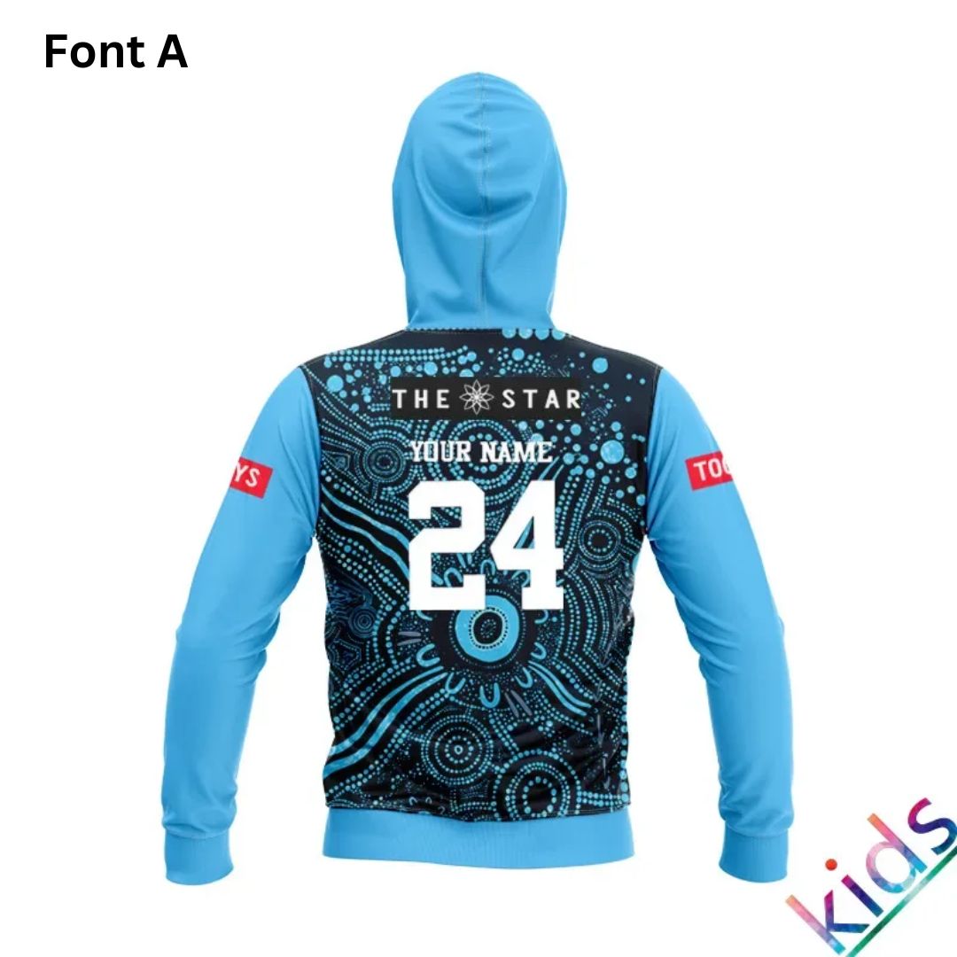 NSW Blues State Of Origin 2024 Kids Indigenous Hoodie