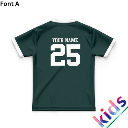 British & Irish Lions 2025 Kids Green Training Jersey