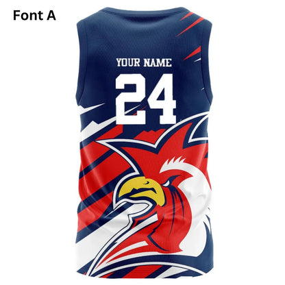 Sydney Roosters 2024 Ignition Fishing Singlet