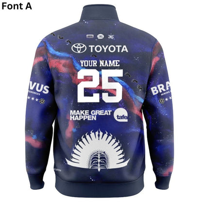 North Queensland Cowboys 2025 Indigenous Jacket with Zipper
