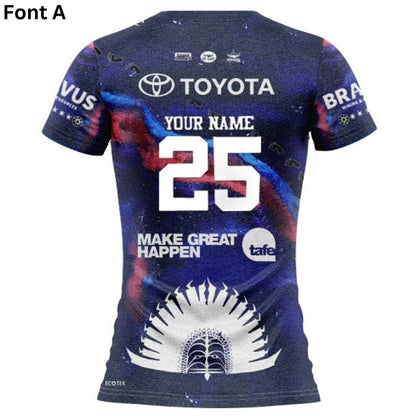 North Queensland Cowboys 2025 Women's Indigenous Shirt