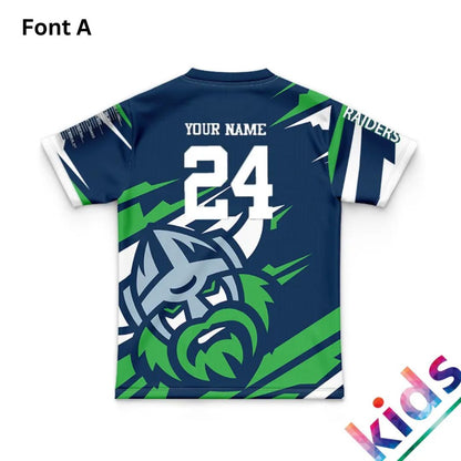 Canberra Raiders 2024 Kids Ignition Fishing Shirt