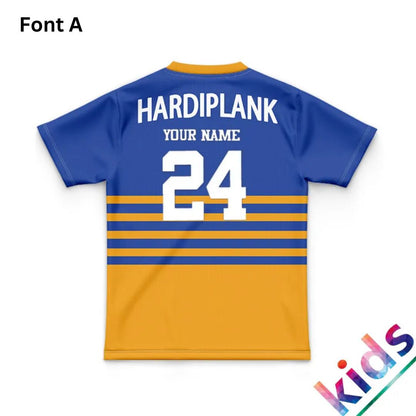 Parramatta Eels 1980's Kids Retro Home Jersey