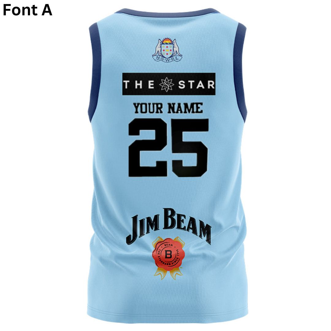 NSW Blues State Of Origin 2025 Home Singlet