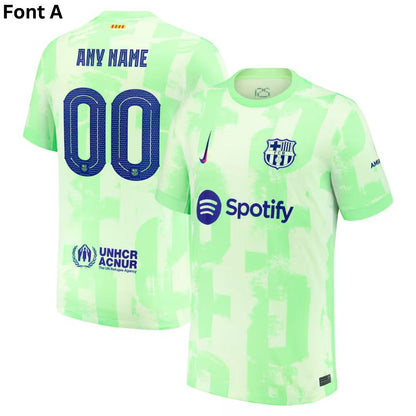 Barcelona 2024/25 Third Jersey Shirt (Add Your Own Name & Number)