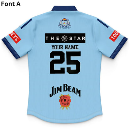 NSW Blues State Of Origin 2025 Kids Home Polo Shirt