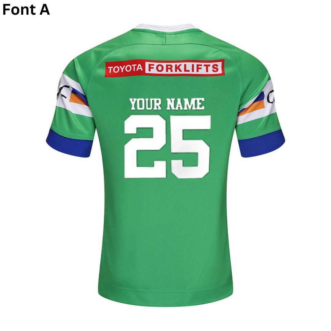 Canberra Raiders 2025 Home Jersey