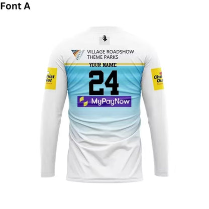 Gold Coast Titans 2024 Long Sleeve Away Shirt