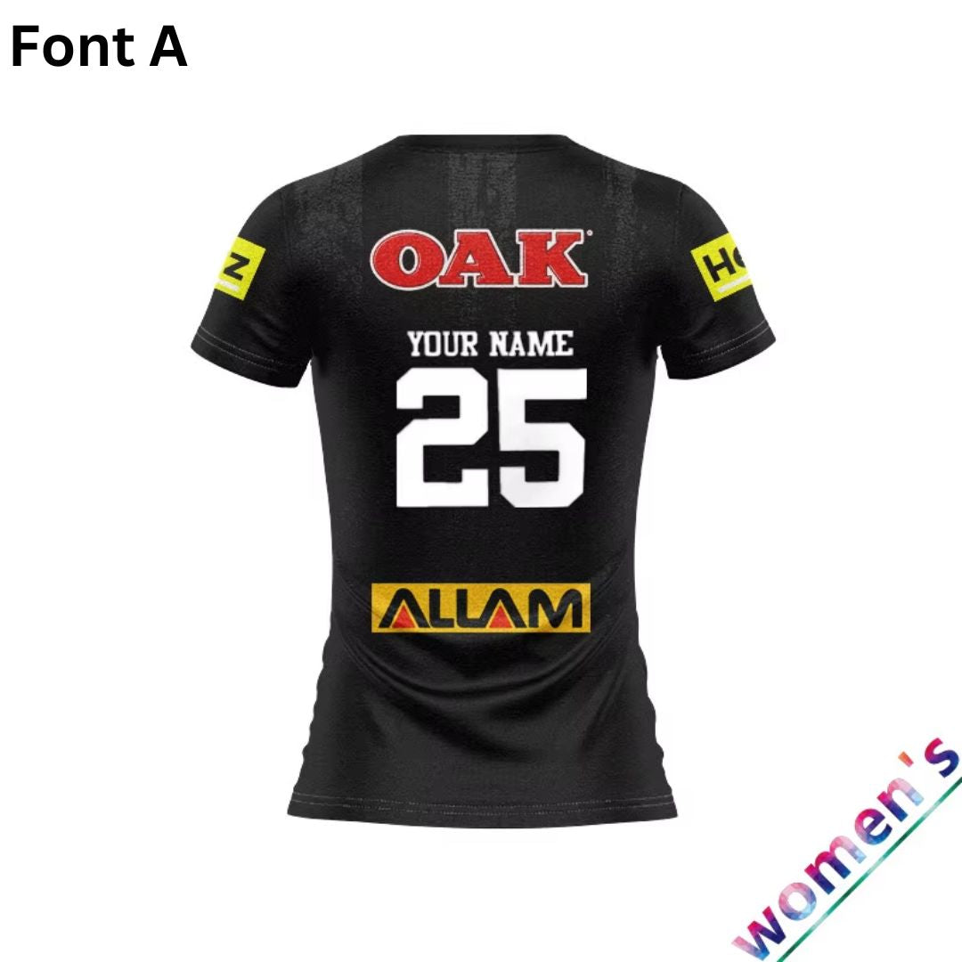 Penrith Panthers 2025 Women's Dark Training Shirt