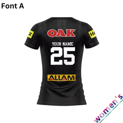 Penrith Panthers 2025 Women's Dark Training Shirt