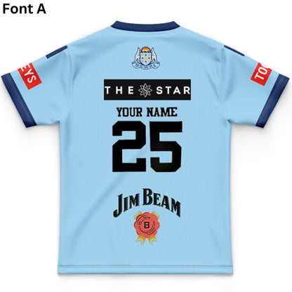 NSW Blues State Of Origin 2025 Kids Home Jersey