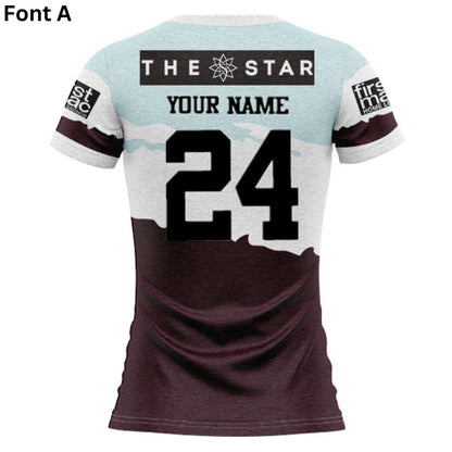 Brisbane Broncos 2024 Women's Captains Run Shirt