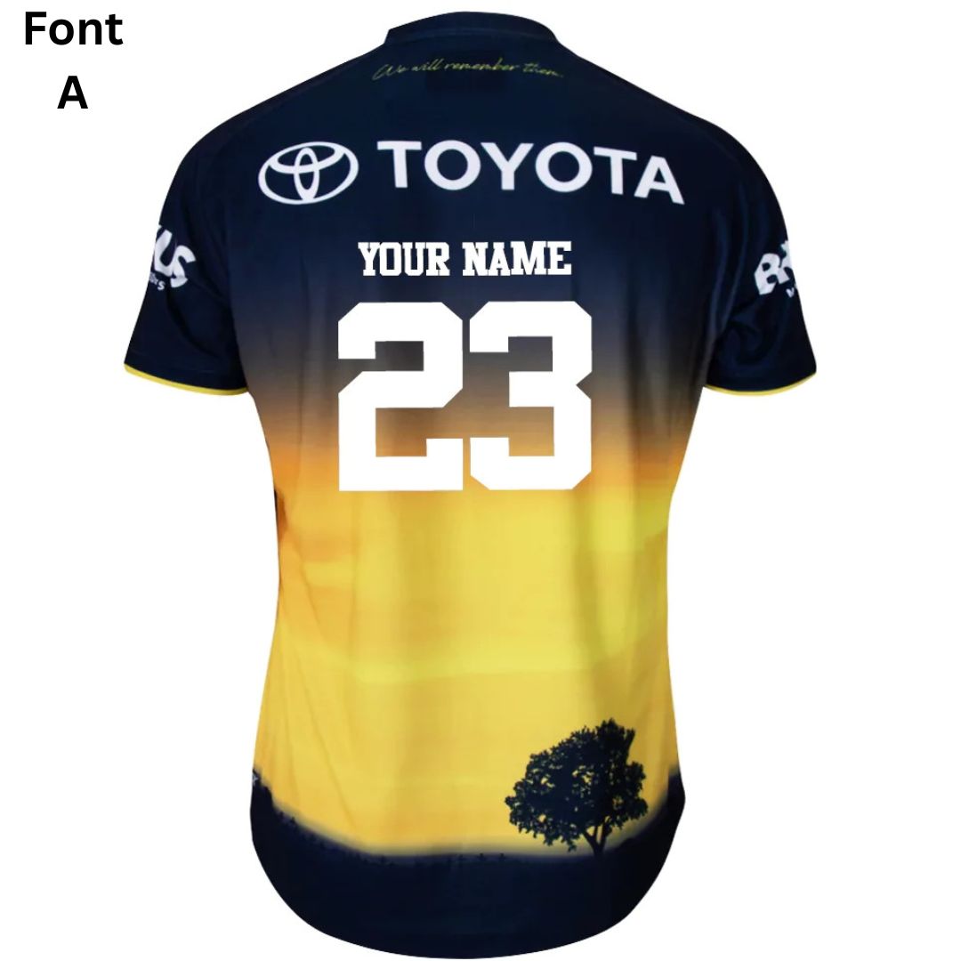 2023 North Queensland Cowboys ANZAC Jersey