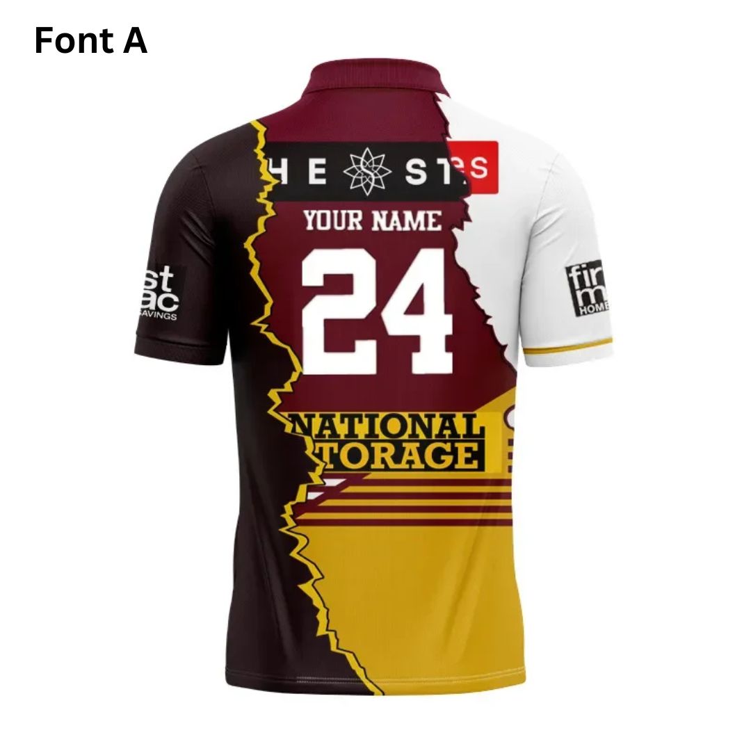 Brisbane Broncos 2024 Combine Polo Shirt