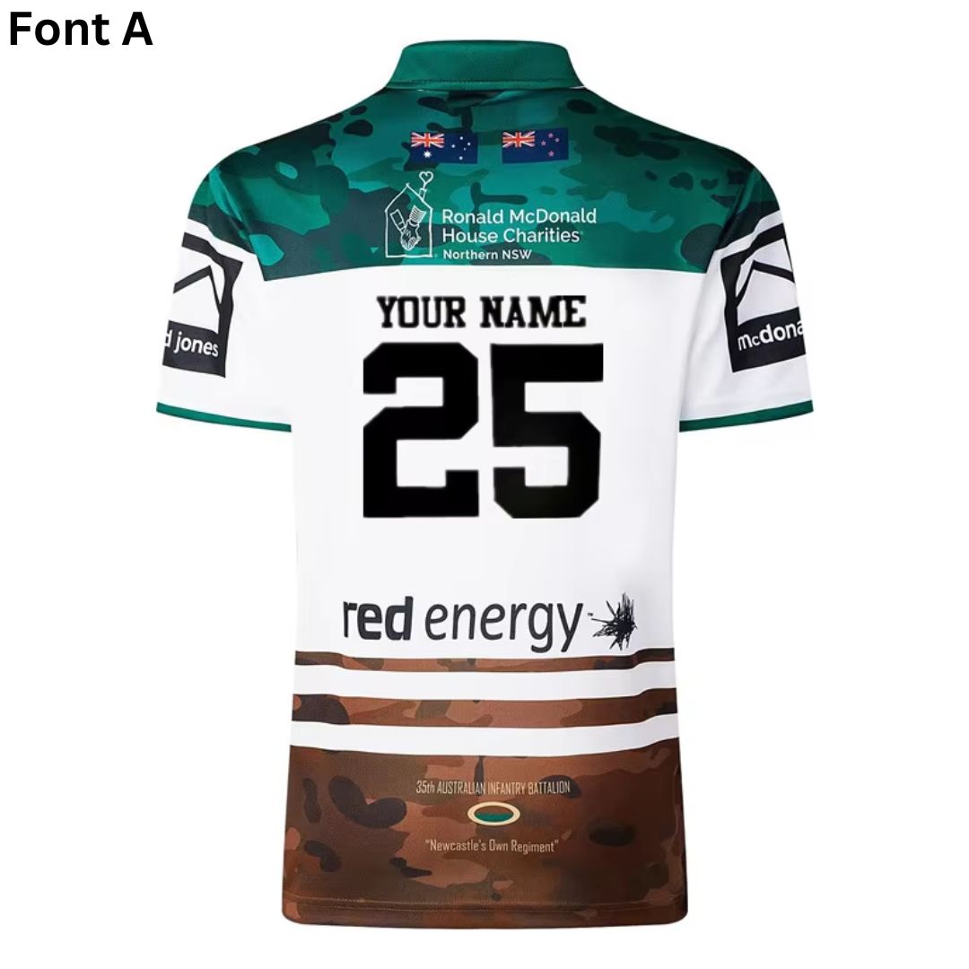 Newcastle Knights 2025 ANZAC Jersey