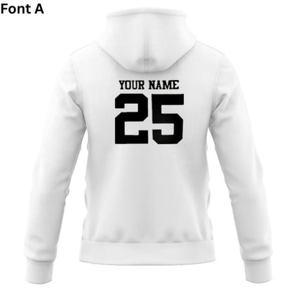 British & Irish Lions 2025 White Training Zipper Hoodie