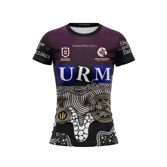 Manly Warringah Sea Eagles 2025 Women's Indigenous Shirt