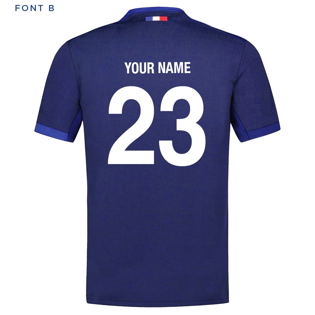 France Les Bleus 2023 Rugby World Cup Home Jersey