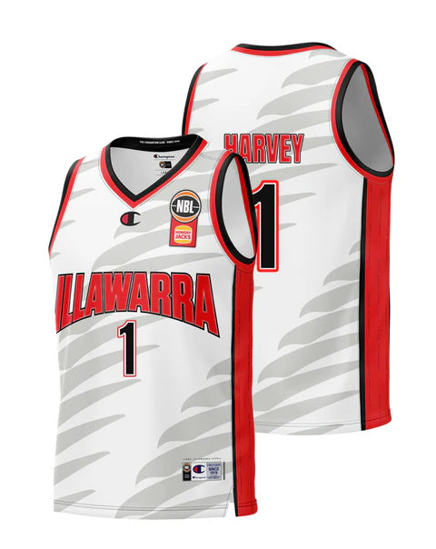 Illawarra Hawks 2024/25 Tyler Harvey #1 Alternate Jersey