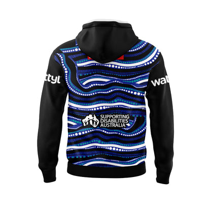 Canterbury Bankstown Bulldogs 2025 Indigenous Training Hoodie with Zipper