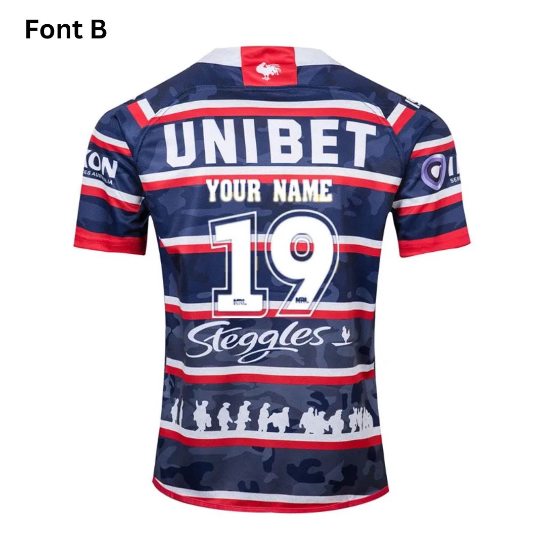 Sydney Roosters 2019 ANZAC Jersey