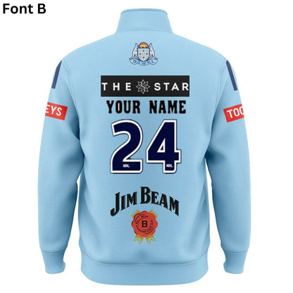 NSW Blues State Of Origin 2025 Home Jacket with Zipper