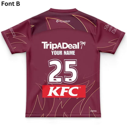 Manly Warringah Sea Eagles 2025 Kids Training Shirt