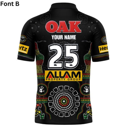 Penrith Panthers 2025 Indigenous Polo Shirt