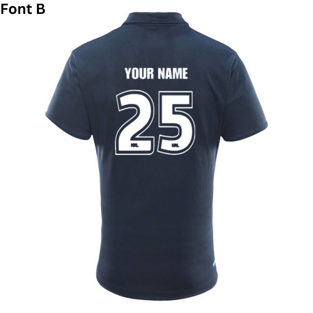 North Queensland Cowboys 2025 Charcoal Polo Shirt