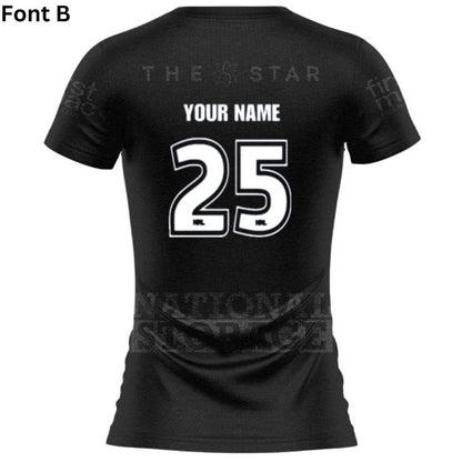Brisbane Broncos 2025 Women's Black Shirt