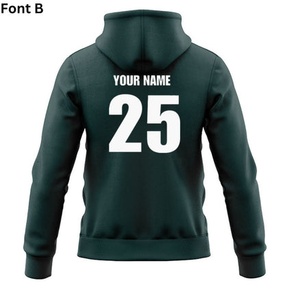 British & Irish Lions 2025 Green Training Zipper Hoodie