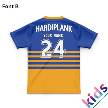 Parramatta Eels 1980's Kids Retro Home Jersey