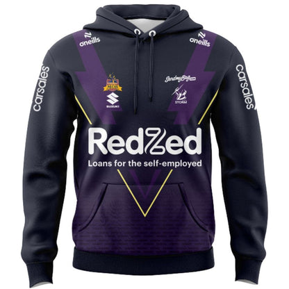 2025 Melbourne Storm Warm Up Hoodie