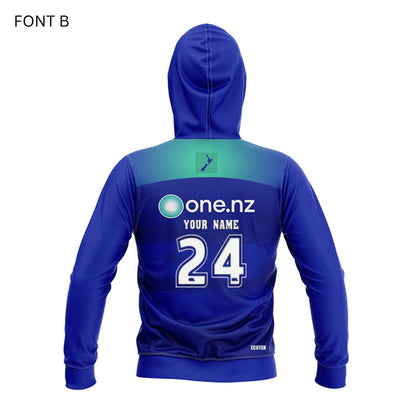 New Zealand Warriors 2024 Blue Training Hoodie