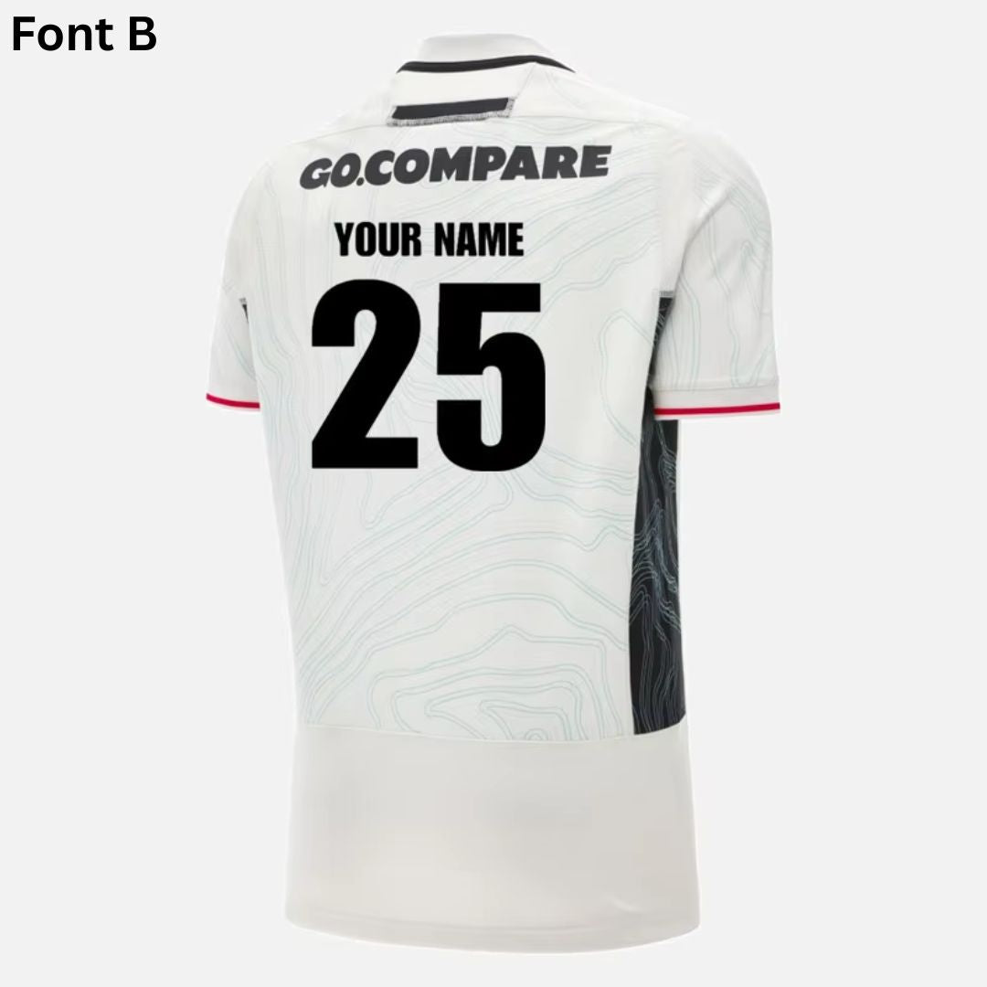 Wales Dragons Rugby 2025/26 Away Jersey