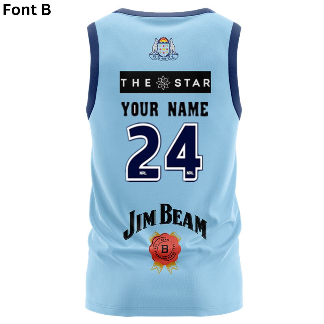 NSW Blues State Of Origin 2025 Home Singlet