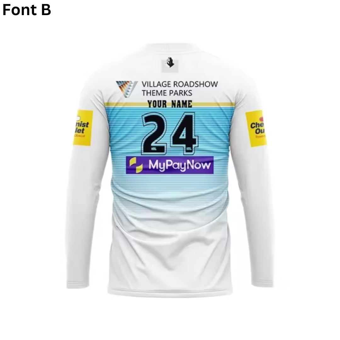 Gold Coast Titans 2024 Long Sleeve Away Shirt