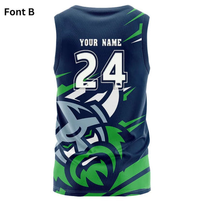 Canberra Raiders Ignition Fishing Singlet