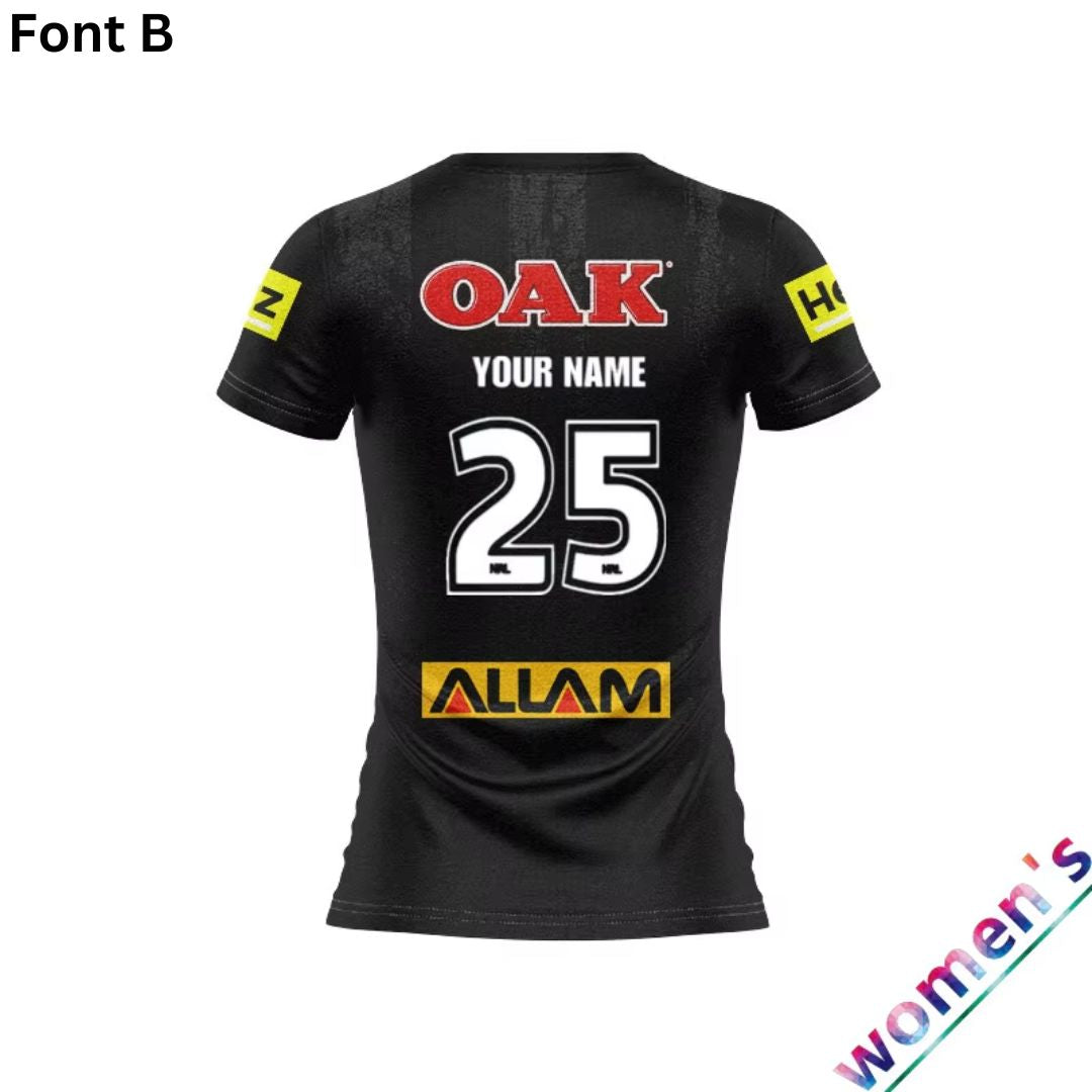 Penrith Panthers 2025 Women's Dark Training Shirt