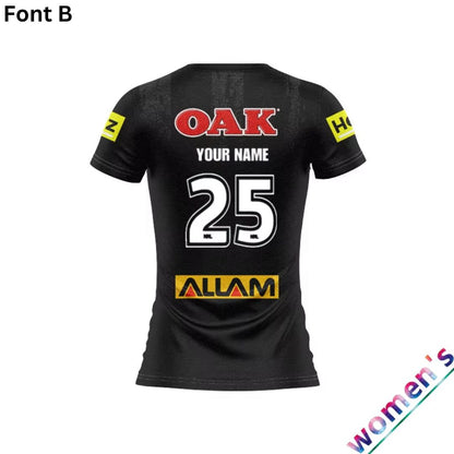 Penrith Panthers 2025 Women's Dark Training Shirt