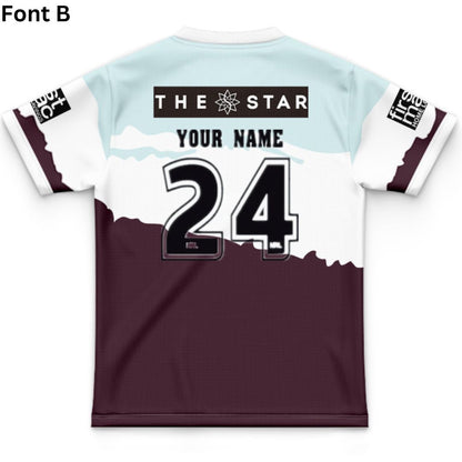 Brisbane Broncos 2024 Kids Captains Run Jersey