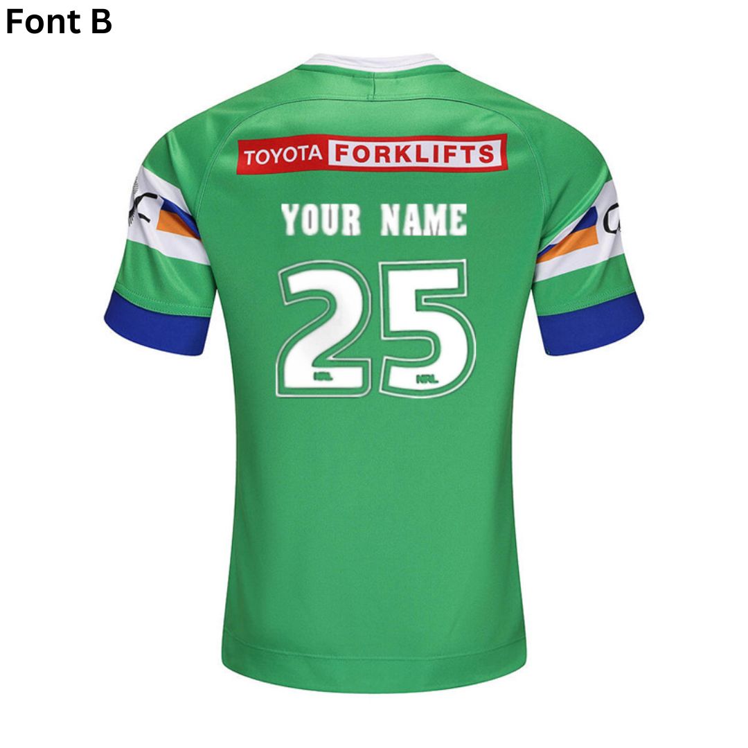 Canberra Raiders 2025 Home Jersey