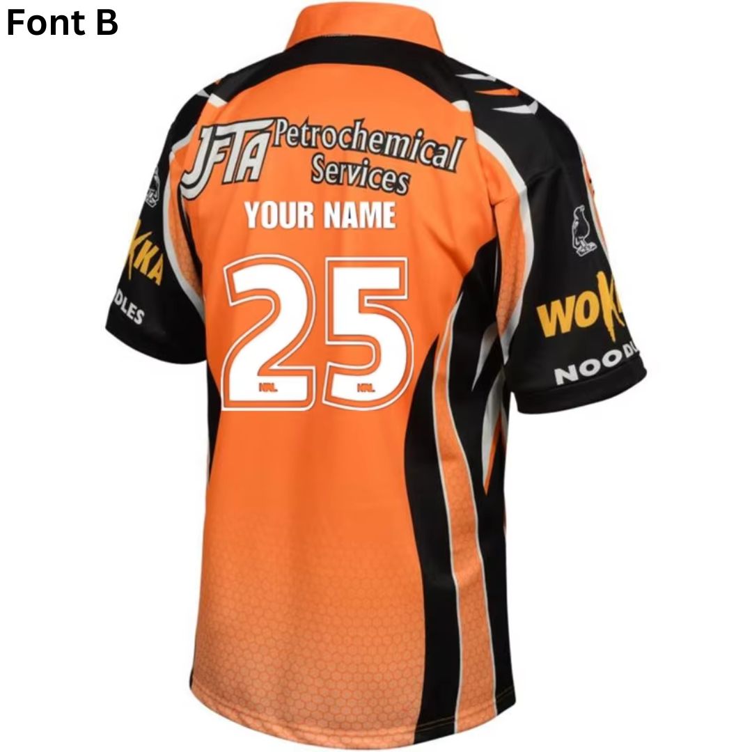 2005 Wests Tigers Retro Jersey