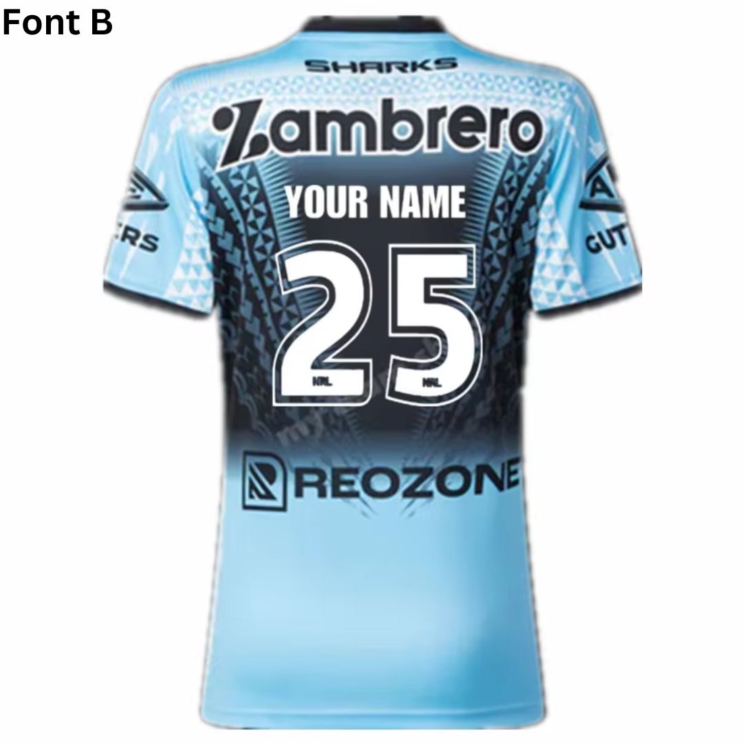 Cronulla Sutherland Sharks 2025 Pasifika Jersey